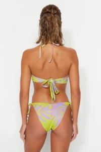 TRENDYOLMİLLA Abstract Patterned tied up Normal Hem Bikini Bottom - Image 6
