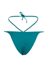 TRENDYOLMİLLA Petrol Blue Blue Blue Piped High Leg Bikini Bottom - Image 7