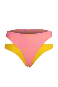 TRENDYOLMİLLA Zebra Patterned Cut Out Detailed Bikini Bottom - Image 6