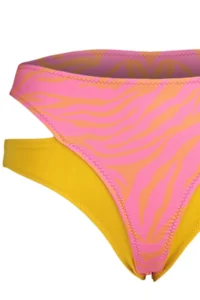 TRENDYOLMİLLA Zebra Patterned Cut Out Detailed Bikini Bottom - Image 7