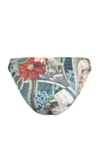 TRENDYOLMİLLA Ethnic Patterned Regular Low Waist Bikini Bottom - Image 7