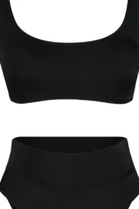 TRENDYOLMİLLA Black bralette High Waist Regular Basic Bikini Set - Image 6