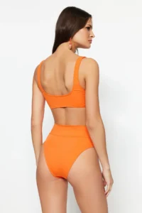 TRENDYOLMİLLA Pomegranate bralette Covered Regular High Waist Bikini Set - Image 5