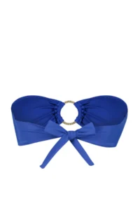 TRENDYOLMİLLA Saks Blue with accessories Strapless Covered Bikini Top - Image 10
