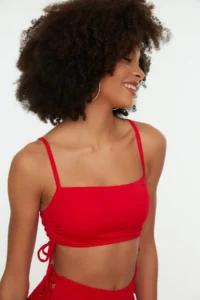 TRENDYOLMİLLA Rejection tunnelled bralette Covered Bikini Top - Image 5