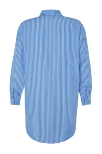 TRENDYOLMİLLA beachwear Striped Weaving Maxi Shirt - Image 6