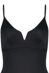 TRENDYOLMİLLA Black V-neck Regular Basic Swimsuit - Image 7