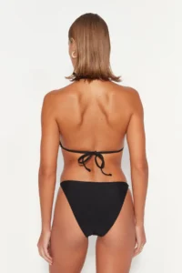 TRENDYOLMİLLA Black Cut Out/Pencereli High Leg Bikini Bottom - Image 6