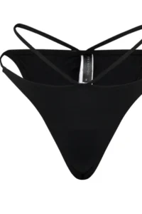 TRENDYOLMİLLA Black Piped brazilian Regular Waist Bikini Bottom - Image 7
