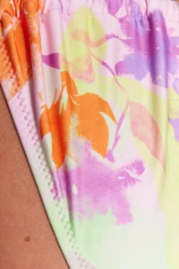 TRENDYOLMİLLA Floral Patterned Tunnelled Normal Hem Bikini Bottom - Image 4