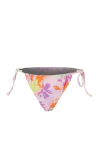 TRENDYOLMİLLA Floral Patterned Tunnelled Normal Hem Bikini Bottom - Image 6