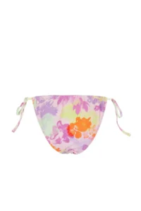 TRENDYOLMİLLA Floral Patterned Tunnelled Normal Hem Bikini Bottom - Image 8