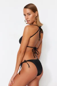 TRENDYOLMİLLA Black brazilian Low Waist Basic Bikini Bottom - Image 5
