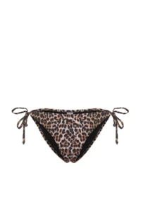 TRENDYOLMİLLA Leopard Patterned brazilian Low Waist Bikini Bottom - Image 6