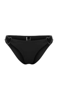 TRENDYOLMİLLA Black with accessories Regular Regular Waist Bikini Bottom - Image 7