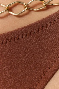 TRENDYOLMİLLA Brown Zincir with accessories Normal Hem Bikini Bottom - Image 5