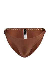 TRENDYOLMİLLA Brown Zincir with accessories Normal Hem Bikini Bottom - Image 7
