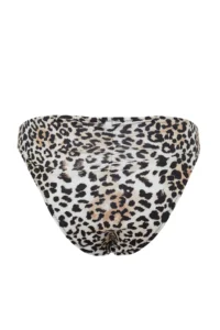 TRENDYOLMİLLA Leopard Patterned V Cut Regular Regular Waist Bikini Bottom - Image 7