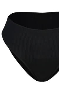 TRENDYOLMİLLA Black textured High Waist Regular Basic Bikini Bottom - Image 8