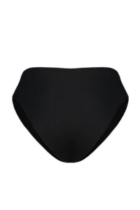 TRENDYOLMİLLA Black textured High Waist Regular Basic Bikini Bottom - Image 9