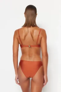 TRENDYOLMİLLA Brick Rejection with accessories Normal Hem Bikini Bottom - Image 6