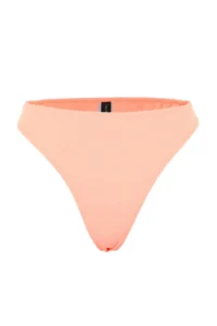 TRENDYOLMİLLA Orange textured High Leg Bikini Bottom - Image 7