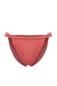 TRENDYOLMİLLA Dusty Rose Tunnelated High Leg brazilian Bikini Bottom - Image 6