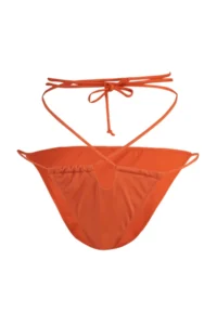 TRENDYOLMİLLA Cinnamon Piped High Leg Bikini Bottom - Image 7