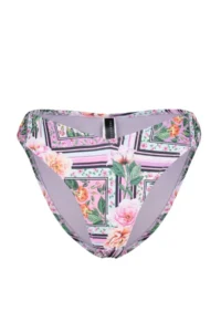 TRENDYOLMİLLA Floral Patterned V Cut Normal Hem Bikini Bottom - Image 7
