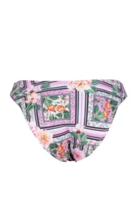 TRENDYOLMİLLA Floral Patterned V Cut Normal Hem Bikini Bottom - Image 8