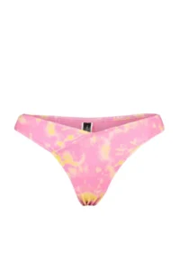 TRENDYOLMİLLA Batik Patterned V Cut Normal Hem Bikini Bottom - Image 7