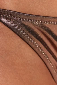 TRENDYOLMİLLA Brown Regular Low Waist Bikini Bottom - Image 5