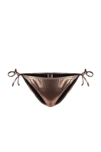 TRENDYOLMİLLA Brown Regular Low Waist Bikini Bottom - Image 7