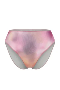 TRENDYOLMİLLA Gradient Patterned Mesh Detailed High Waist High Leg Bikini Bottom - Image 7