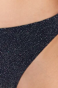 TRENDYOLMİLLA Navy Blue Triangle Covered Regular Regular Waist Bikini Set - Image 5