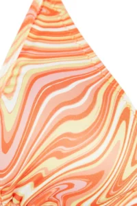 TRENDYOLMİLLA Abstract Patterned tied up Triangle Covered Bikini Top - Image 8
