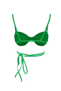 TRENDYOLMİLLA Green underwire tied up Bikini Top - Image 8