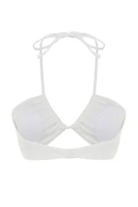 TRENDYOLMİLLA White Strapless Covered Bikini Top - Image 9