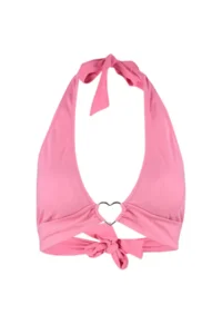 TRENDYOLMİLLA Pink with accessories Triangle Covered Bikini Top - Image 7