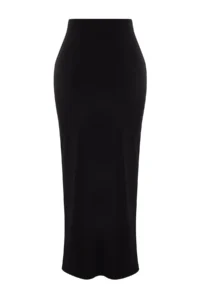 TRENDYOLMiLLA beachwear Black Weaving Maxi Skirt - Image 8