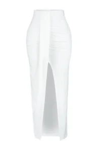 TRENDYOLMiLLA beachwear Ecru Weaving Maxi Skirt - Image 7