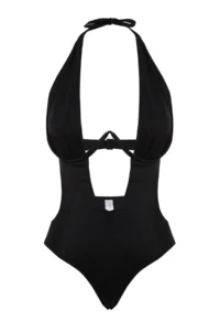 TRENDYOLMİLLA Black V Telli balconette Covered Regular Mayokini - Image 7