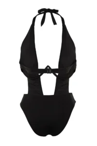 TRENDYOLMİLLA Black V Telli balconette Covered Regular Mayokini - Image 8