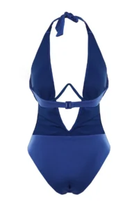 TRENDYOLMİLLA Navy Blue V Telli balconette Covered Regular Mayokini - Image 7