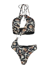TRENDYOLMİLLA Leopard Patterned with accessories Barbell Collar Covered brazilian Mayokini - Image 7