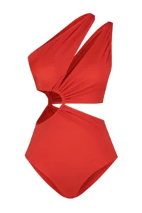 TRENDYOLMİLLA Dark Rejection tunnelled One Shoulder Covered Regular Mayokini - Image 7