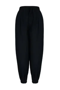 TRENDYOLMİLLA beachwear Black Weaving High Waist Pants - Image 7