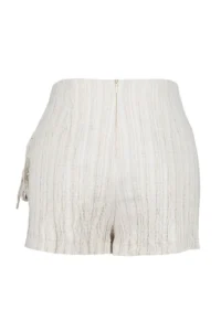 TRENDYOLMiLLA beachwear Ecru Weaving Binding Detailed High Waist Mini Shorts & Bermuda - Image 8