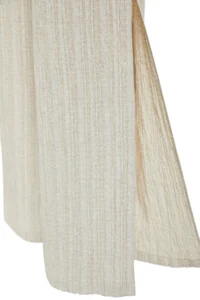 TRENDYOLMİLLA Ecru Weaving linen blended Blouse Pants Beach Set - Image 6