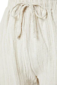 TRENDYOLMİLLA beachwear Ecru Weaving Blouse Pants Set - Image 8